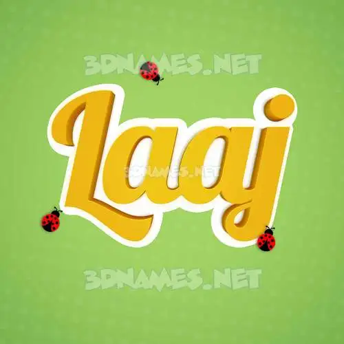 laaj in Ladybugs style - 3D name wallpaper laaj in Ladybugs style - 3D name wallpaper