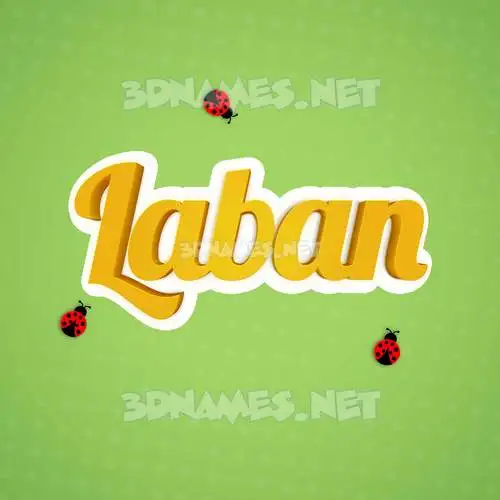 laban in Ladybugs style - 3D name wallpaper laban in Ladybugs style - 3D name wallpaper