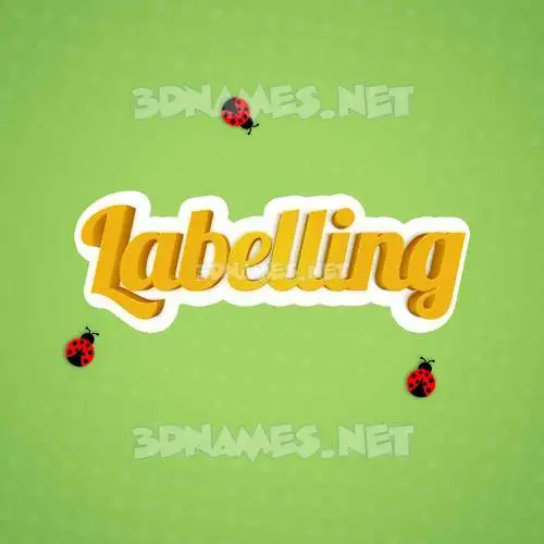 labelling in Ladybugs style - 3D name wallpaper labelling in Ladybugs style - 3D name wallpaper