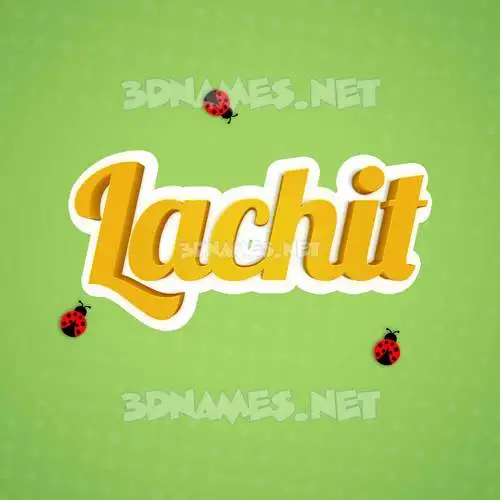 lachit in Ladybugs style - 3D name wallpaper lachit in Ladybugs style - 3D name wallpaper