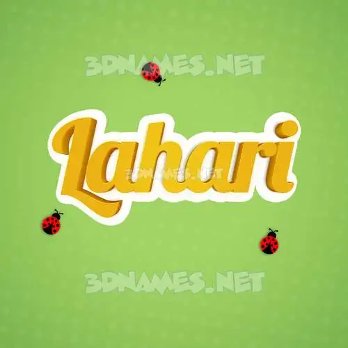 lahari in Ladybugs style - 3D name wallpaper lahari in Ladybugs style - 3D name wallpaper