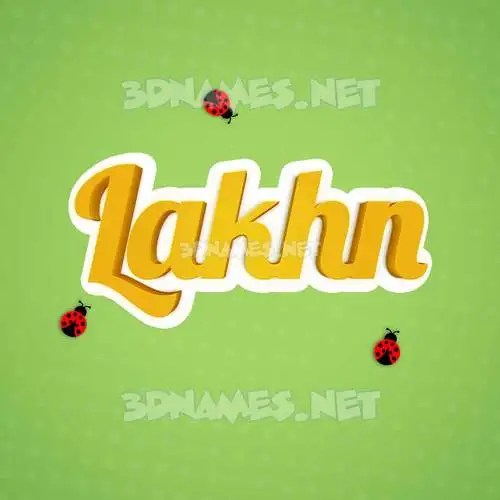 lakhn in Ladybugs style - 3D name wallpaper lakhn in Ladybugs style - 3D name wallpaper