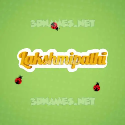 lakshmipathi in Ladybugs style - 3D name wallpaper lakshmipathi in Ladybugs style - 3D name wallpaper