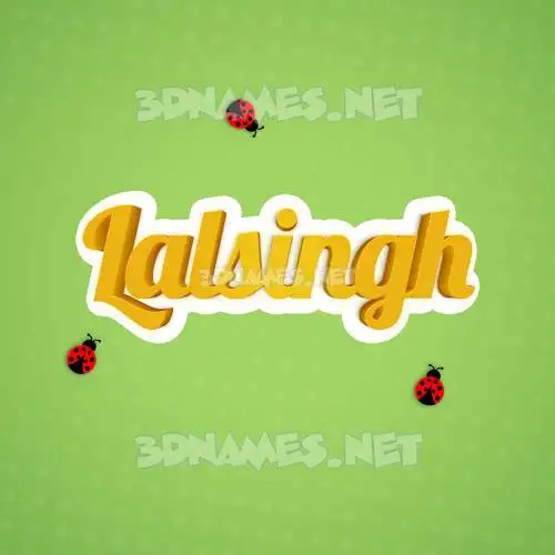 lalsingh in Ladybugs style - 3D name wallpaper lalsingh in Ladybugs style - 3D name wallpaper