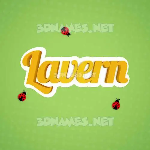 lavern in Ladybugs style - 3D name wallpaper lavern in Ladybugs style - 3D name wallpaper