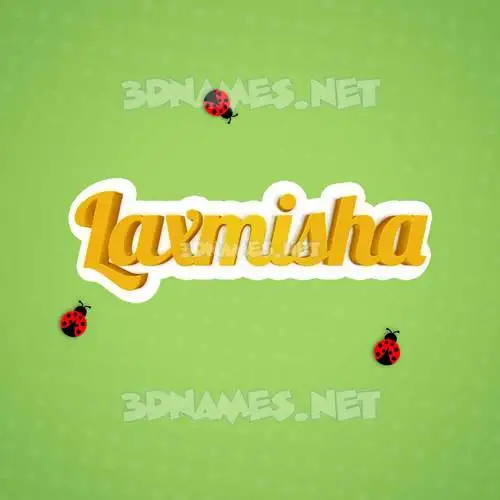 laxmisha in Ladybugs style - 3D name wallpaper laxmisha in Ladybugs style - 3D name wallpaper
