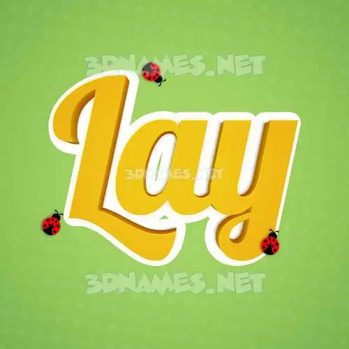 lay in Ladybugs style - 3D name wallpaper lay in Ladybugs style - 3D name wallpaper