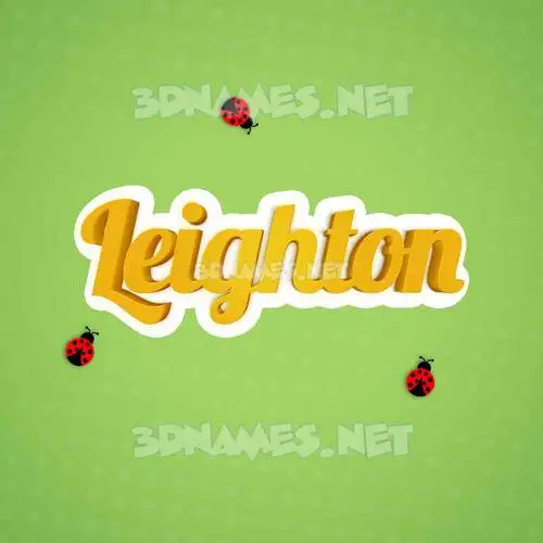 leighton in Ladybugs style - 3D name wallpaper leighton in Ladybugs style - 3D name wallpaper