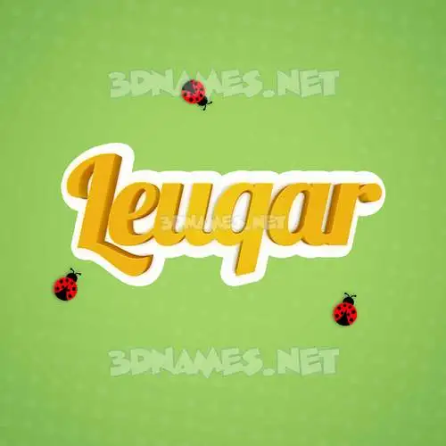 leuqar in Ladybugs style - 3D name wallpaper leuqar in Ladybugs style - 3D name wallpaper