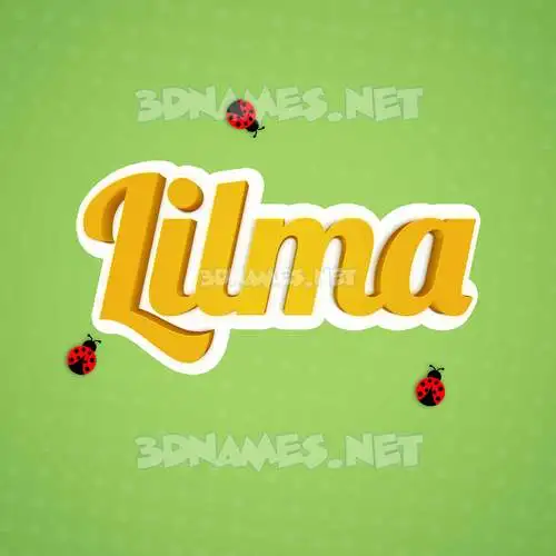 lilma in Ladybugs style - 3D name wallpaper lilma in Ladybugs style - 3D name wallpaper