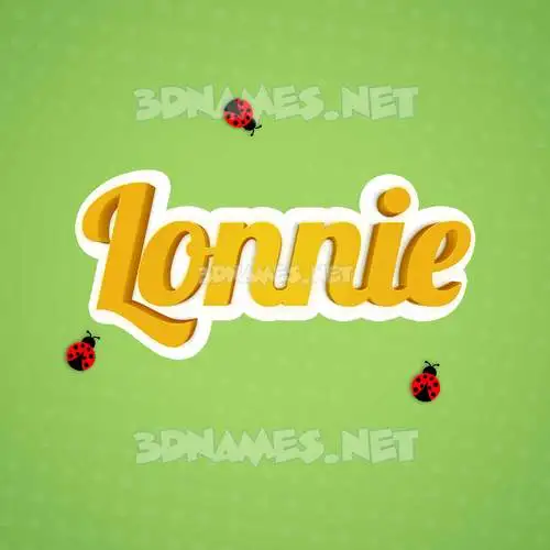 lonnie in Ladybugs style - 3D name wallpaper lonnie in Ladybugs style - 3D name wallpaper