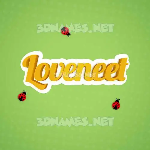 loveneet in Ladybugs style - 3D name wallpaper loveneet in Ladybugs style - 3D name wallpaper