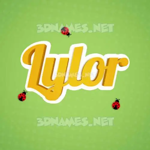 lylor in Ladybugs style - 3D name wallpaper lylor in Ladybugs style - 3D name wallpaper