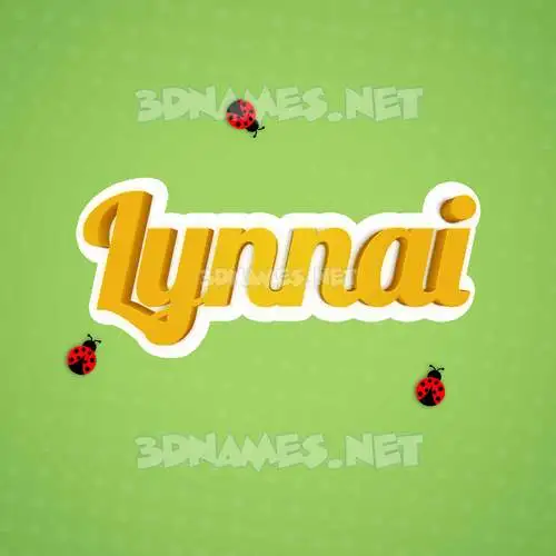 lynnai in Ladybugs style - 3D name wallpaper lynnai in Ladybugs style - 3D name wallpaper