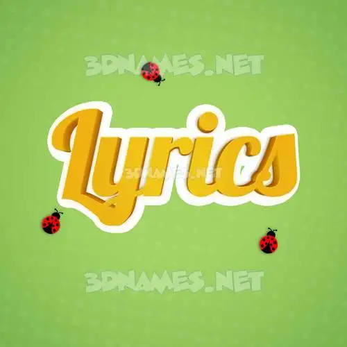 lyrics in Ladybugs style - 3D name wallpaper lyrics in Ladybugs style - 3D name wallpaper
