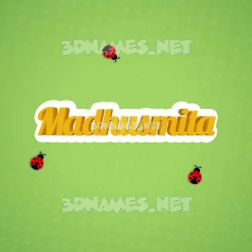 madhusmita in Ladybugs style - 3D name wallpaper madhusmita in Ladybugs style - 3D name wallpaper