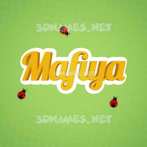 mafiya in Ladybugs style - 3D name wallpaper mafiya in Ladybugs style - 3D name wallpaper