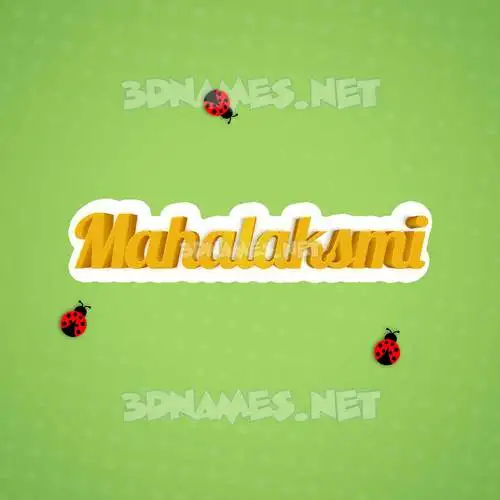 mahalaksmi in Ladybugs style - 3D name wallpaper mahalaksmi in Ladybugs style - 3D name wallpaper