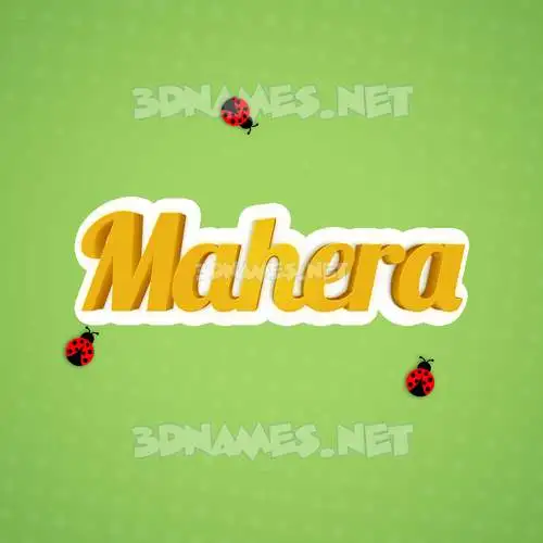 mahera in Ladybugs style - 3D name wallpaper mahera in Ladybugs style - 3D name wallpaper