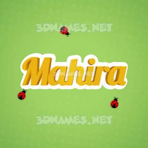 mahira in Ladybugs style - 3D name wallpaper mahira in Ladybugs style - 3D name wallpaper