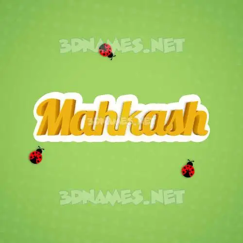 mahkash in Ladybugs style - 3D name wallpaper mahkash in Ladybugs style - 3D name wallpaper