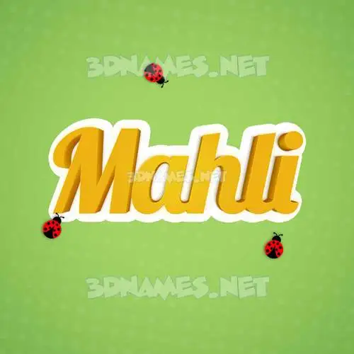 mahli in Ladybugs style - 3D name wallpaper mahli in Ladybugs style - 3D name wallpaper
