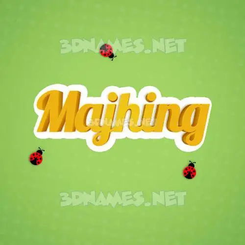 majhing in Ladybugs style - 3D name wallpaper majhing in Ladybugs style - 3D name wallpaper