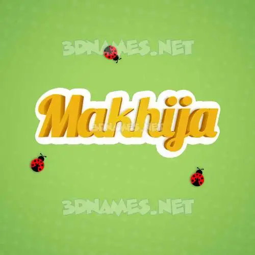 makhija in Ladybugs style - 3D name wallpaper makhija in Ladybugs style - 3D name wallpaper