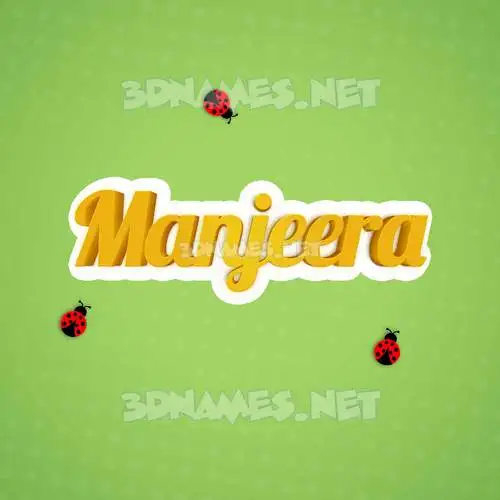 manjeera in Ladybugs style - 3D name wallpaper manjeera in Ladybugs style - 3D name wallpaper