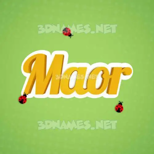 maor in Ladybugs style - 3D name wallpaper maor in Ladybugs style - 3D name wallpaper