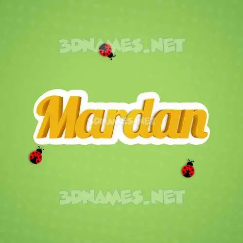 mardan in Ladybugs style - 3D name wallpaper mardan in Ladybugs style - 3D name wallpaper