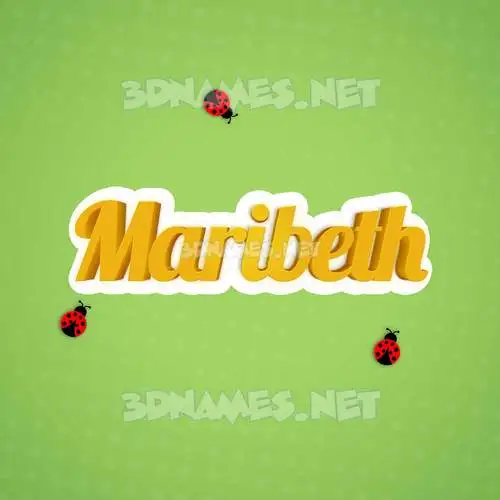 maribeth in Ladybugs style - 3D name wallpaper maribeth in Ladybugs style - 3D name wallpaper