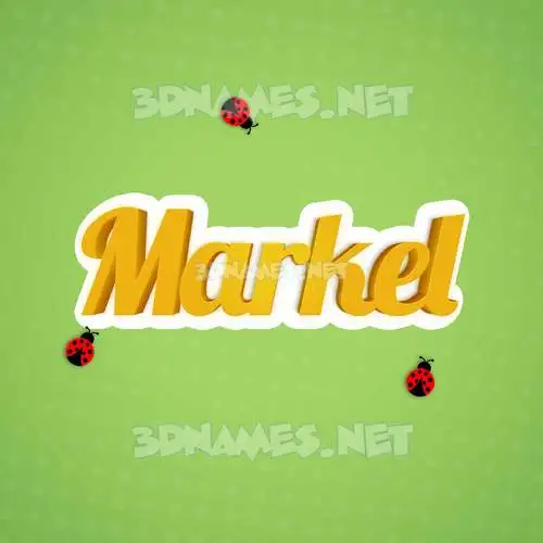 markel in Ladybugs style - 3D name wallpaper markel in Ladybugs style - 3D name wallpaper