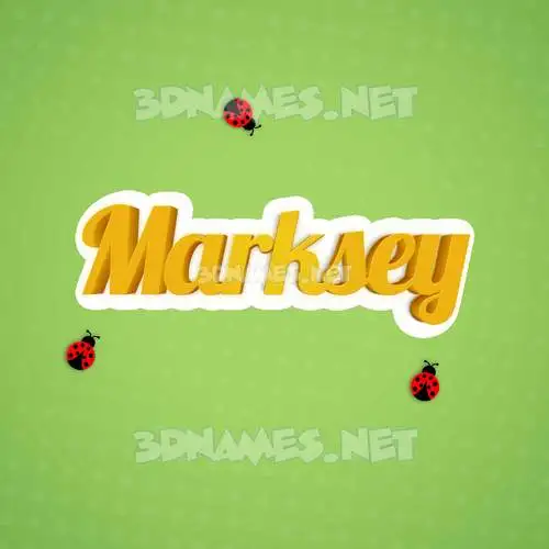 marksey in Ladybugs style - 3D name wallpaper marksey in Ladybugs style - 3D name wallpaper