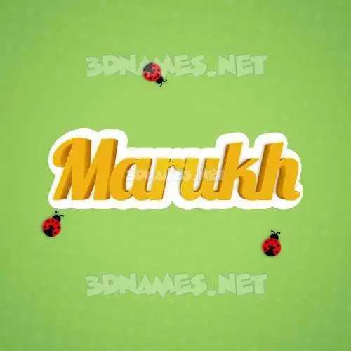marukh in Ladybugs style - 3D name wallpaper marukh in Ladybugs style - 3D name wallpaper