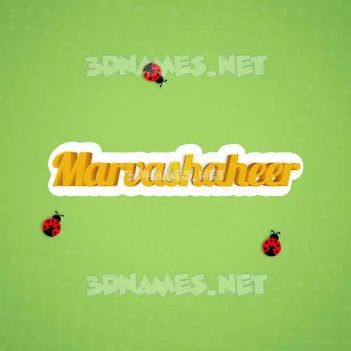 marvashaheer in Ladybugs style - 3D name wallpaper marvashaheer in Ladybugs style - 3D name wallpaper