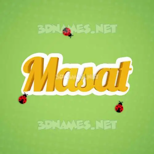 masat in Ladybugs style - 3D name wallpaper masat in Ladybugs style - 3D name wallpaper