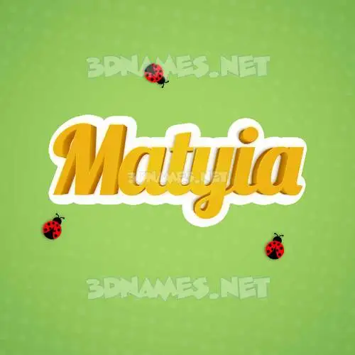 matyia in Ladybugs style - 3D name wallpaper matyia in Ladybugs style - 3D name wallpaper