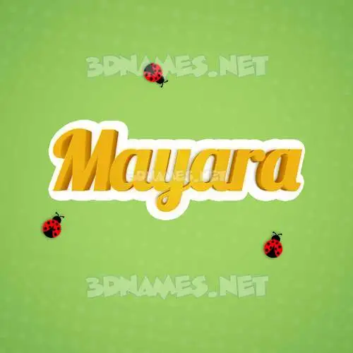 mayara in Ladybugs style - 3D name wallpaper mayara in Ladybugs style - 3D name wallpaper