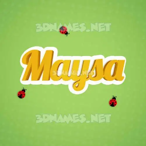 maysa in Ladybugs style - 3D name wallpaper maysa in Ladybugs style - 3D name wallpaper