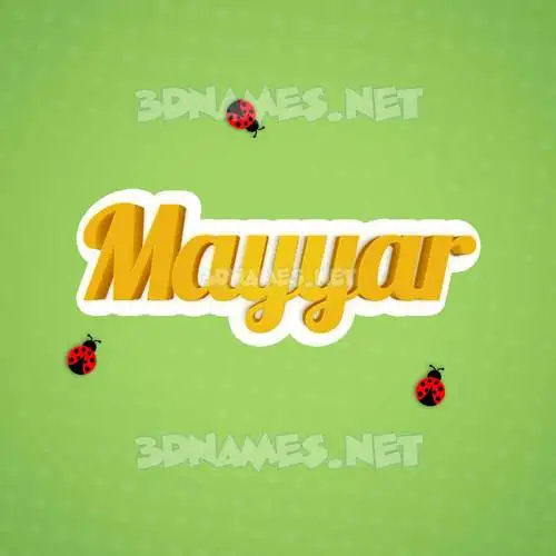 mayyar in Ladybugs style - 3D name wallpaper mayyar in Ladybugs style - 3D name wallpaper