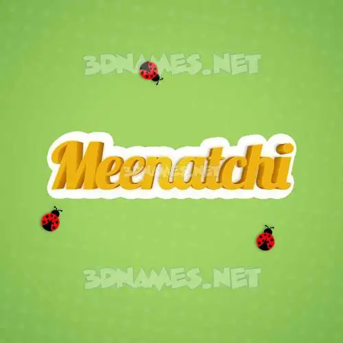 meenatchi in Ladybugs style - 3D name wallpaper meenatchi in Ladybugs style - 3D name wallpaper
