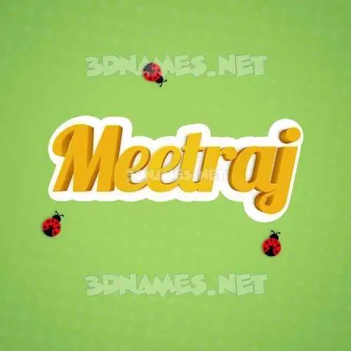 meetraj in Ladybugs style - 3D name wallpaper meetraj in Ladybugs style - 3D name wallpaper