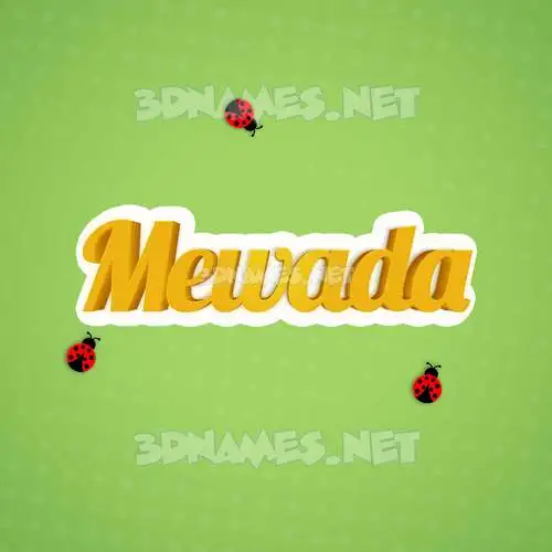 mewada in Ladybugs style - 3D name wallpaper mewada in Ladybugs style - 3D name wallpaper