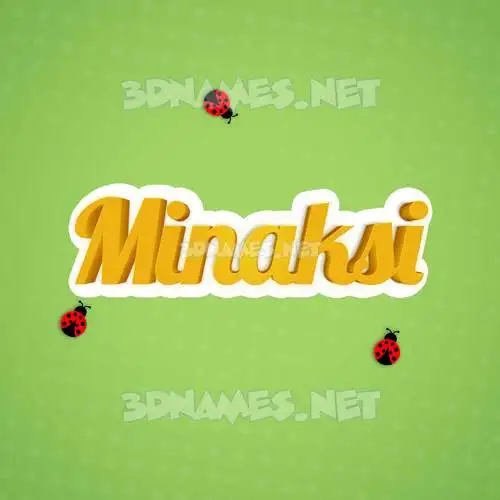 minaksi in Ladybugs style - 3D name wallpaper minaksi in Ladybugs style - 3D name wallpaper