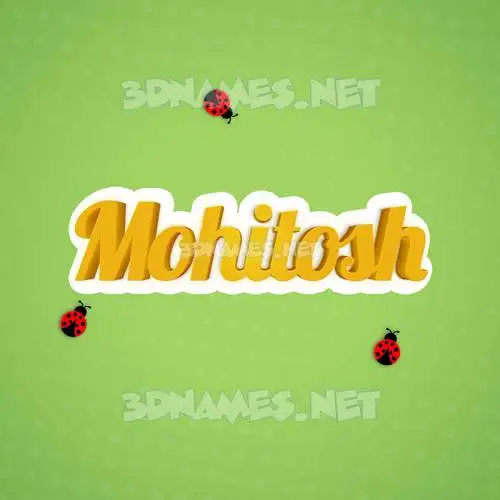 mohitosh in Ladybugs style - 3D name wallpaper mohitosh in Ladybugs style - 3D name wallpaper