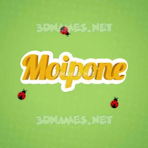moipone in Ladybugs style - 3D name wallpaper moipone in Ladybugs style - 3D name wallpaper