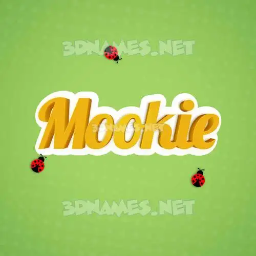 mookie in Ladybugs style - 3D name wallpaper mookie in Ladybugs style - 3D name wallpaper