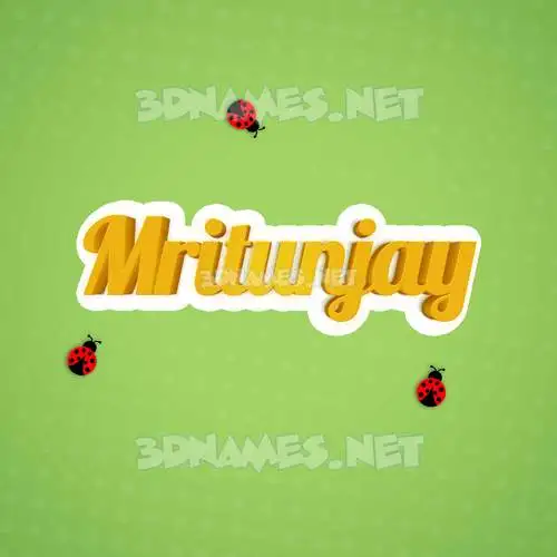 mritunjay in Ladybugs style - 3D name wallpaper mritunjay in Ladybugs style - 3D name wallpaper