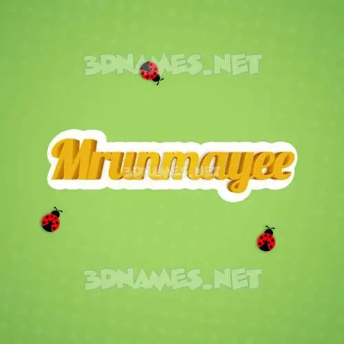 mrunmayee in Ladybugs style - 3D name wallpaper mrunmayee in Ladybugs style - 3D name wallpaper